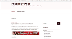 Desktop Screenshot of freehost-profi.de